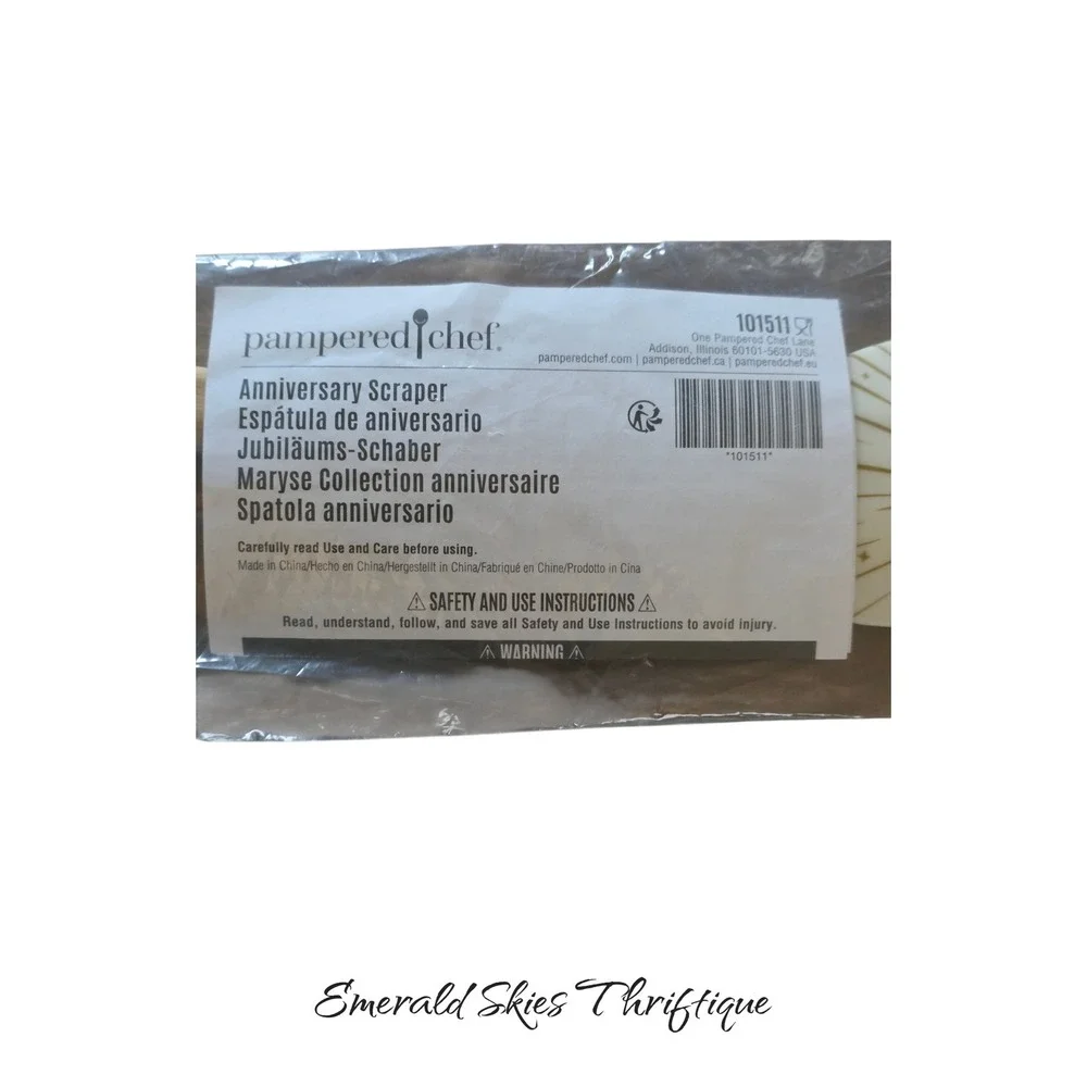 Pampered Chef 45th Anniversary Scraper/Spatula Item# 101511  free shipping